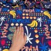 Tecido Estampado Viscoseda  praia - Atacado