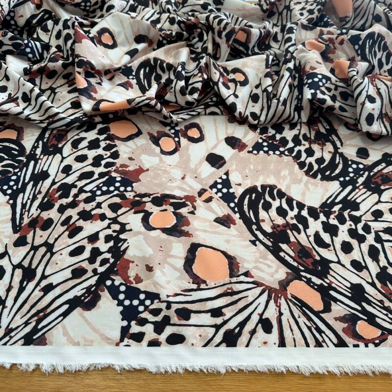 Tecido Estampado Viscoseda  417 - Atacado