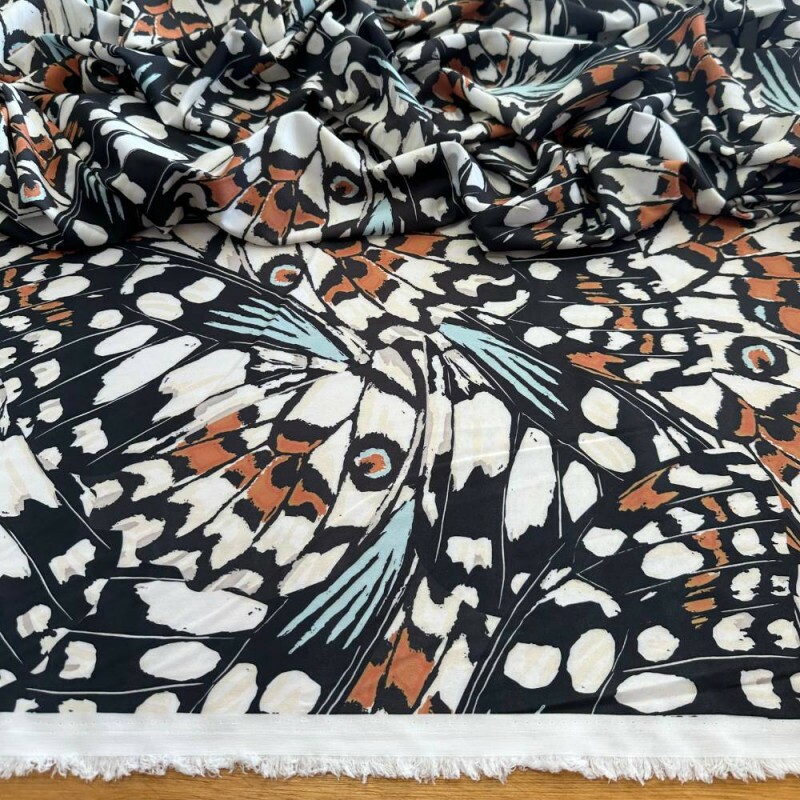 Tecido Estampado Viscoseda  419 - Atacado