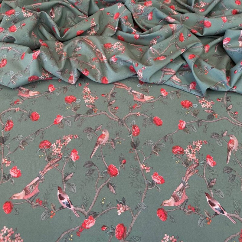 Tecido Estampado Viscoseda  513 - atacado