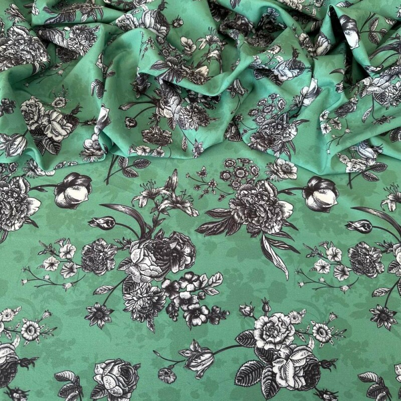 Tecido Estampado Viscoseda  515 - atacado