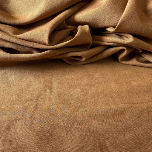 Tecido Viscoseda - Marrom Mocha Mousse