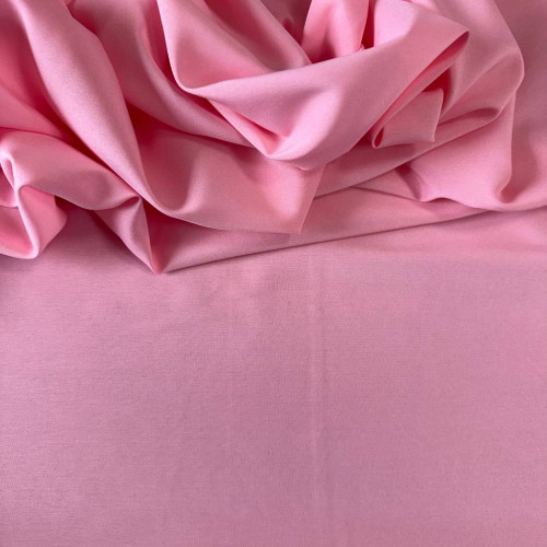 Tecido Viscoseda - Rosa Bebê