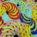  Tecido Estampado Viscose com Linho bananas colors