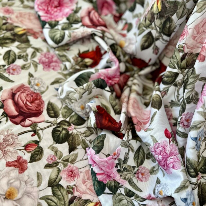 Tecido Estampado Crepe Evolve 261