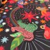 Tecido Estampado Crepe Evolve signos