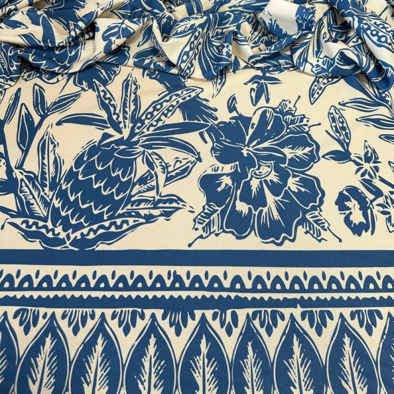 Tecido Estampado Crepe Evolve 238 - atacado