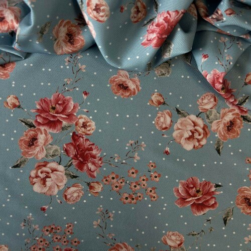 Tecido Estampado Crepe Evolve 253 - Atacado