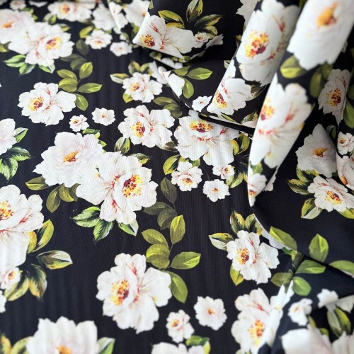 Tecido Estampado Crepe Evolve 249 - Atacado