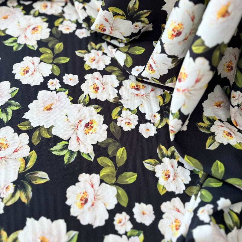 Tecido Estampado Crepe Evolve 249 - Atacado