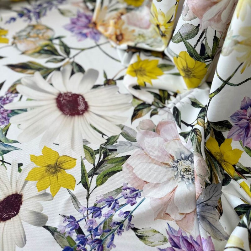 Tecido Estampado Crepe Evolve 250 - Atacado