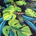 Tecido Estampado Crepe Evolve folhagem 1 - Atacado