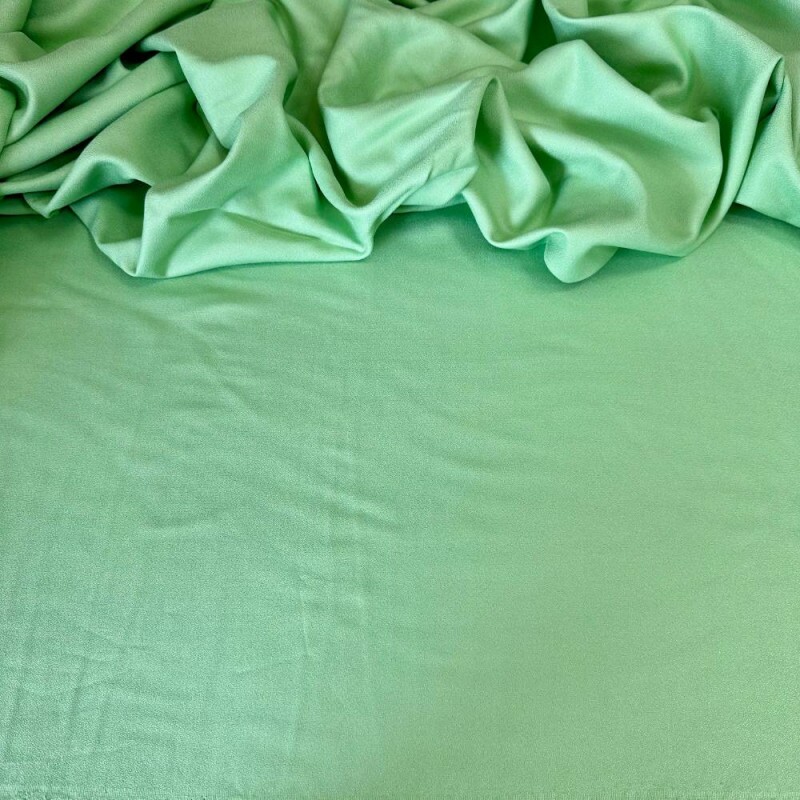  Tecido Viscose Supreme Lisa Verde Claro Pistache 