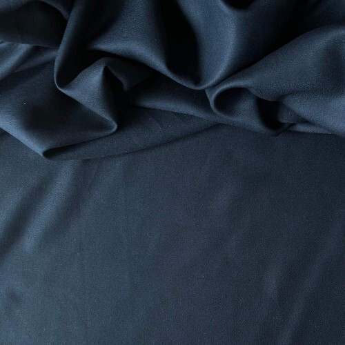 Tecido Viscose Supreme Azul Marinho  Tecido Viscose Supreme Azul Marinho