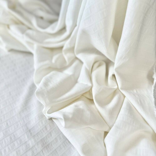  Tecido Viscose Supreme Bordado off white