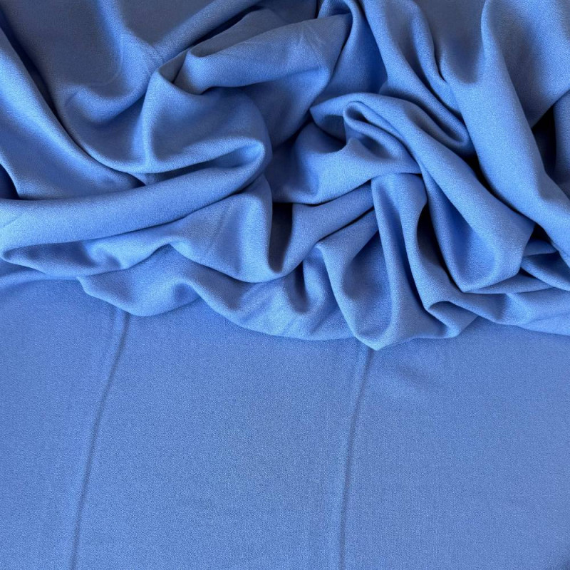 Tecido Viscose Supreme Lisa Azul Infinito